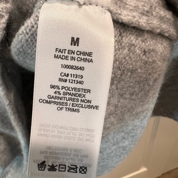 NWT Dynamite Light Gray Mock Tunic .. Size M - Picture 6 of 6